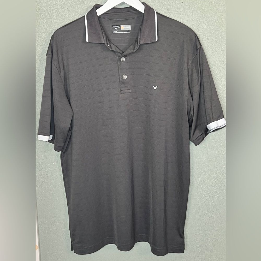 Callaway Gray Golf Polo Men's Large